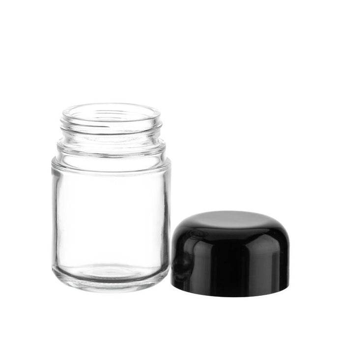 120ml (4oz) Round (Bullet) Child Resistant Jar with Black Cap