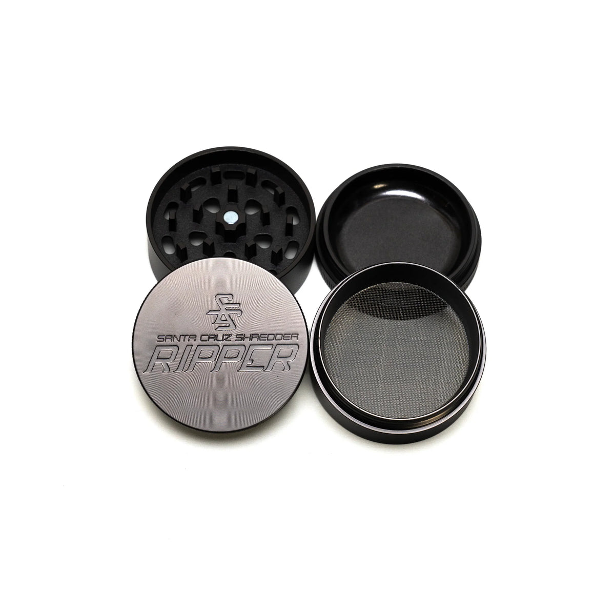 4pc Medium 2 1/8" Heavy Alloy Santa Cruz Shredder Grinder