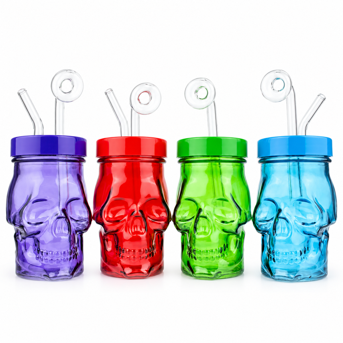 5.5" Skull Cup Oil Burner  Water Pipe