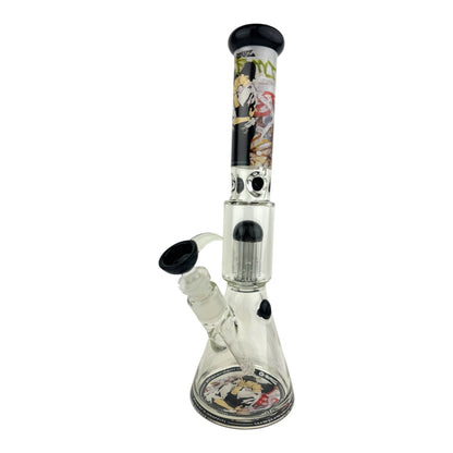 G-Rollz 13.5" Tree Perc Beaker Glass Water Pipe