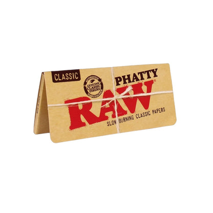 Raw Classic Phatty Paper 32 Leaves/ Pack | 24 Packs / Box