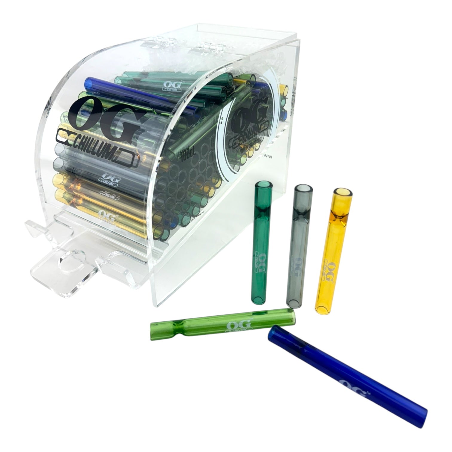 OG Glass Chillum Display - Mix Colors