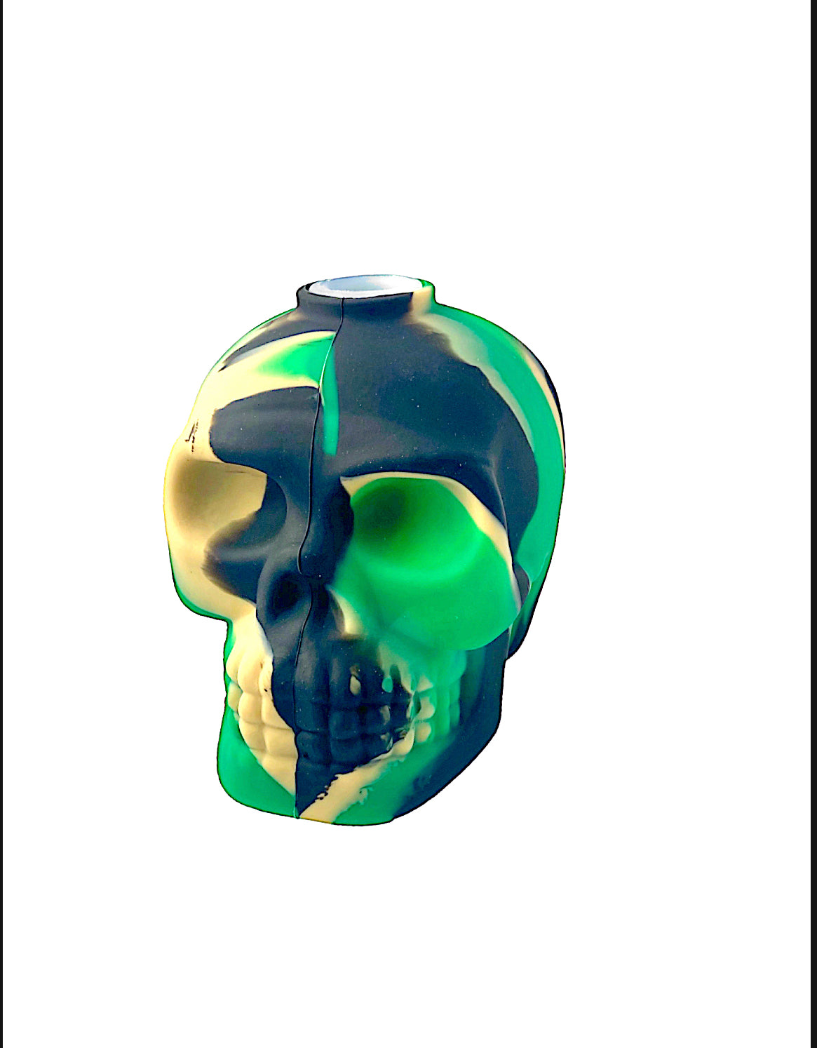 4" Skull Silicone Water Pipe with Box