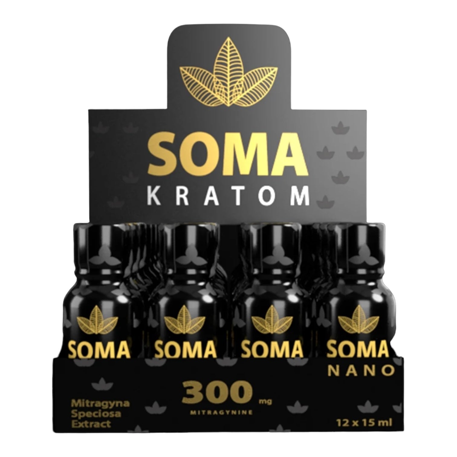 Soma 300mg 15ml Nano Shot 12 Bottles / Display | 12 Displays / Case