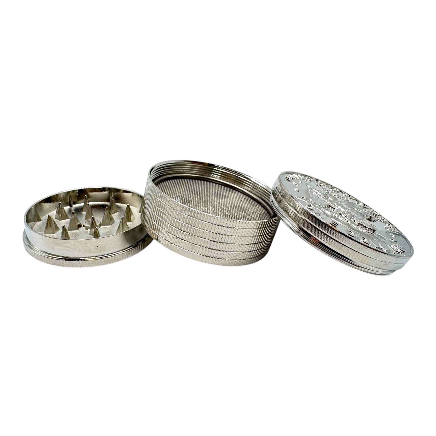 56mm One Dollar Coin 3 Piece Metal Grinder