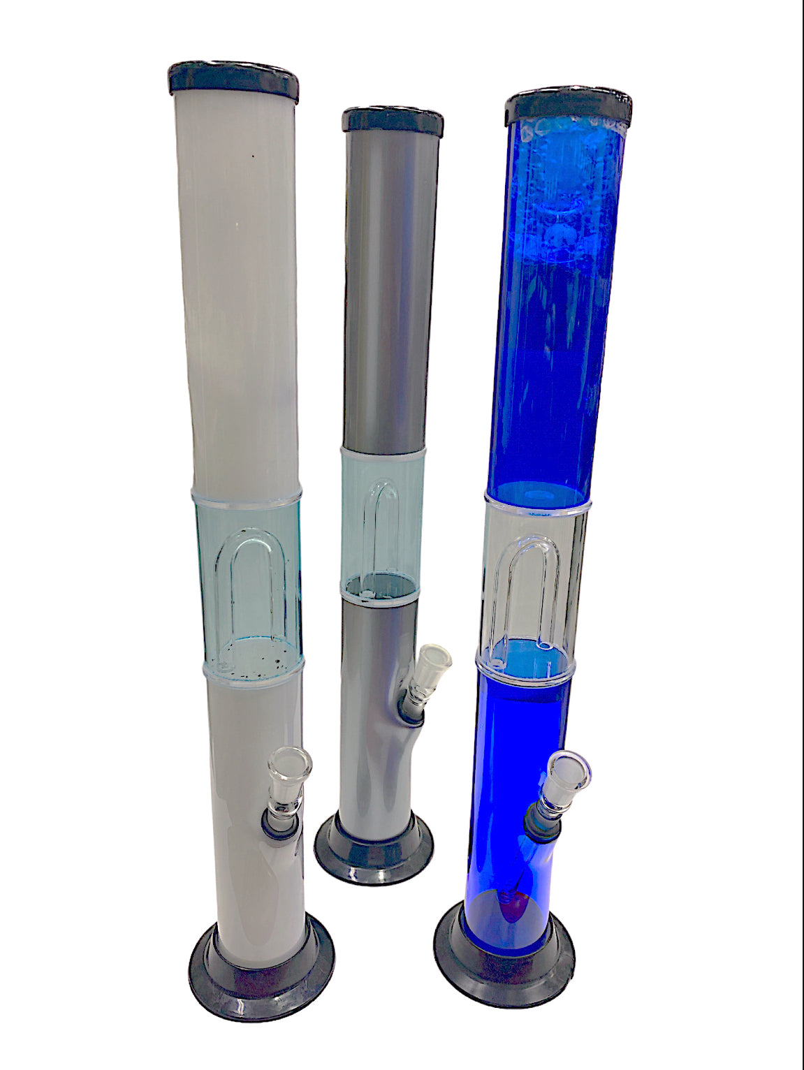 18" Colored Acrylic Water Pipe