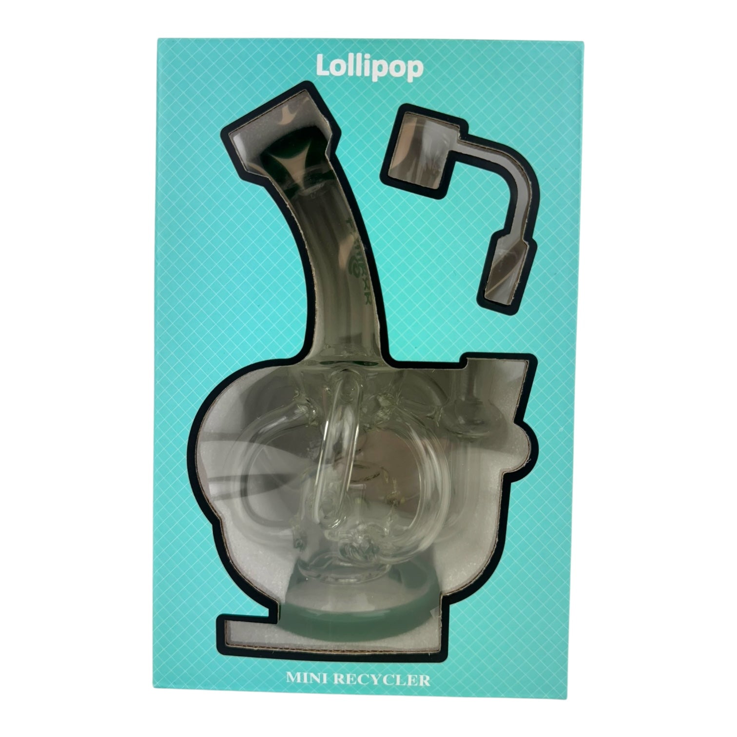 Lollipop Glass Mini Recycler WP-8009 Series-C1