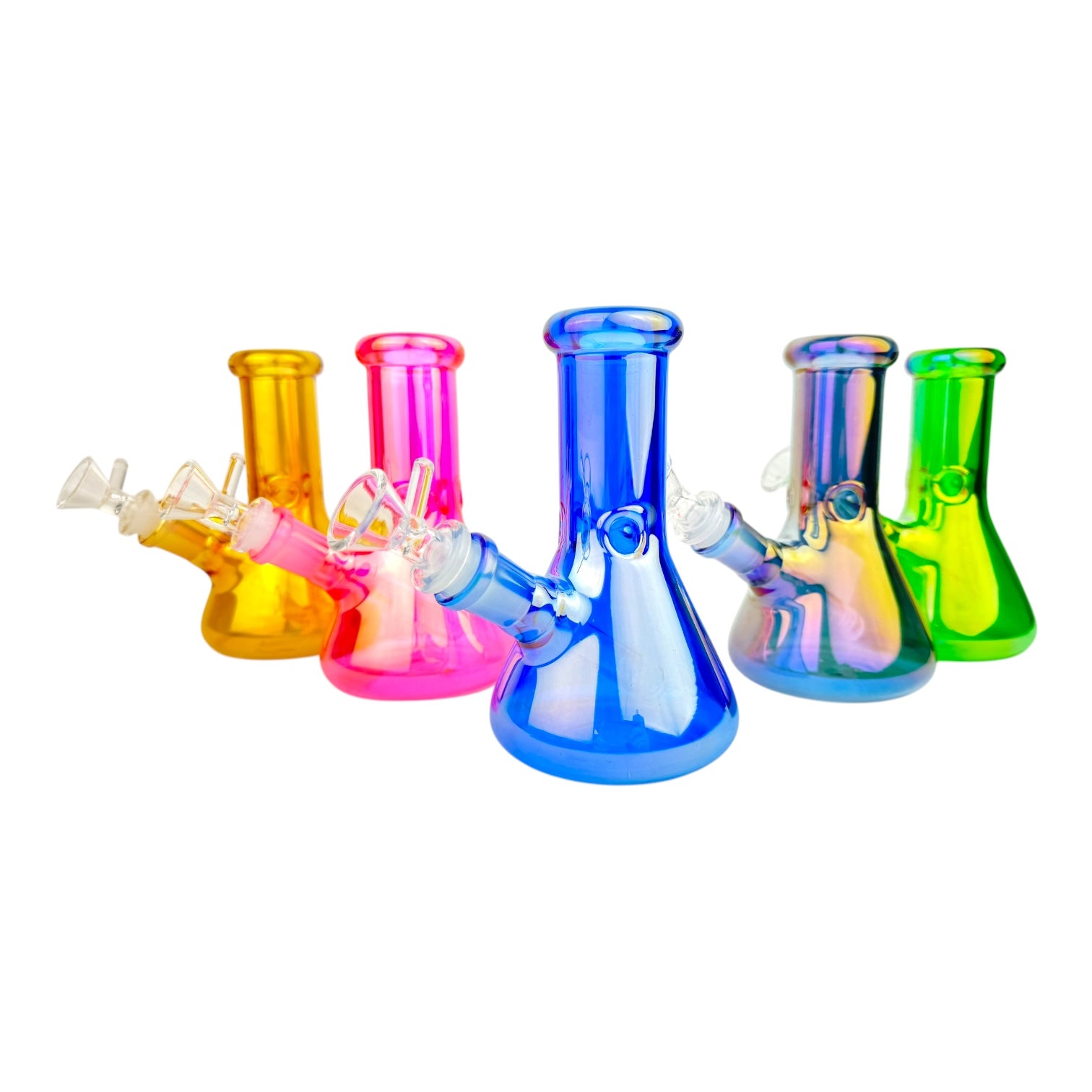 6" Mini Color Glass Beaker Water Pipe "WP-5139"