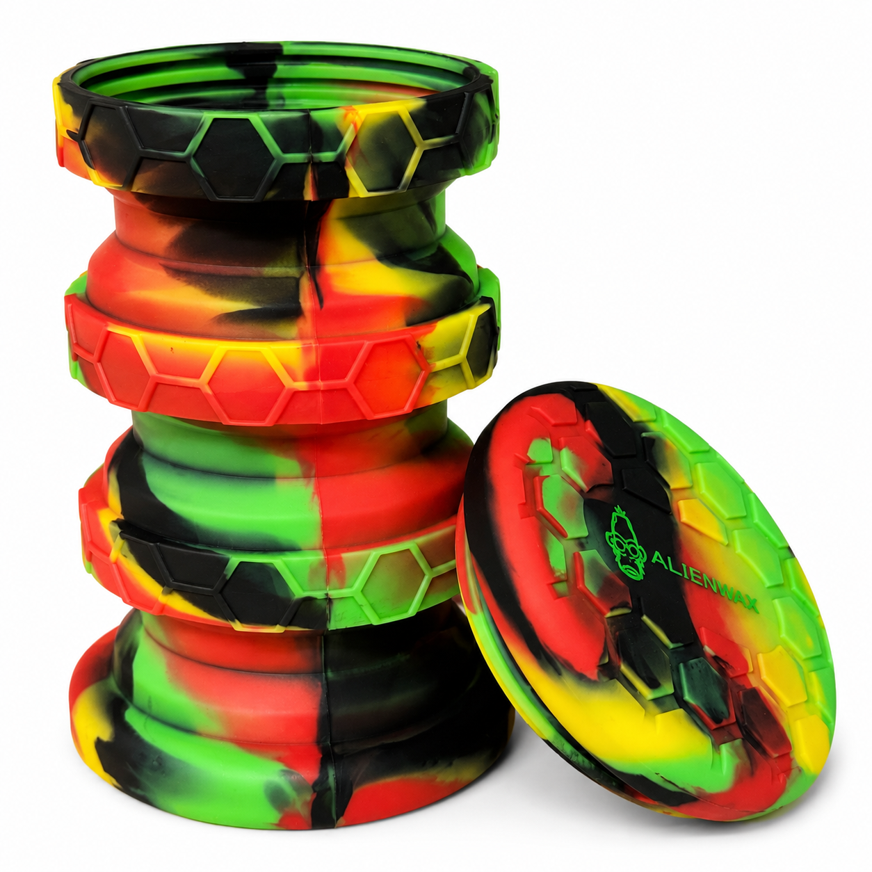 5" Extendable Silicone Jar by Waxmaid Large (6pc Display)