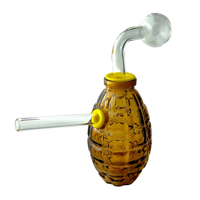 6" Grenade Oil Burner Bubbler Water Pipe