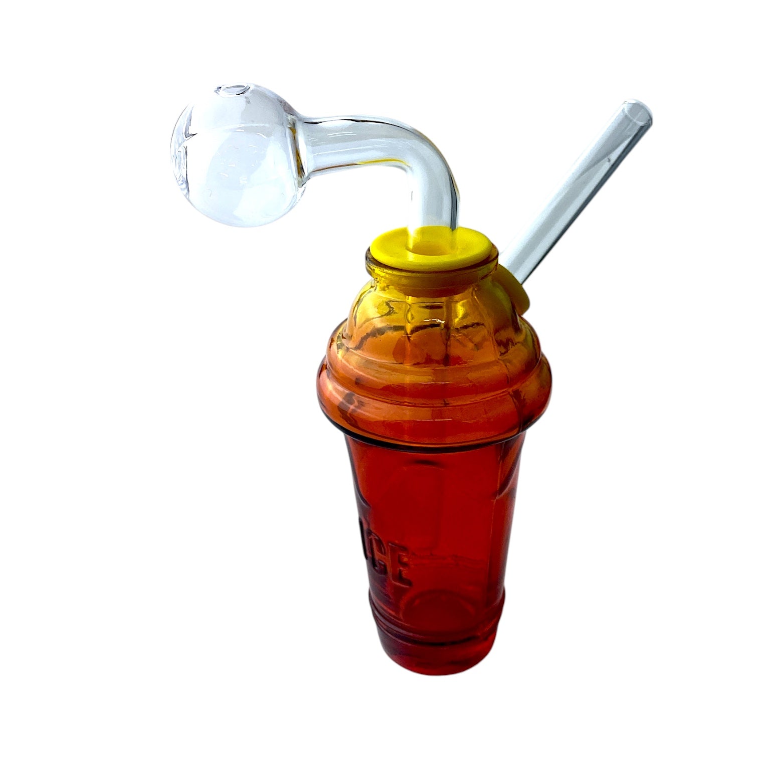 6" Ice Cream Oil Burner Bubbler Water Pipe