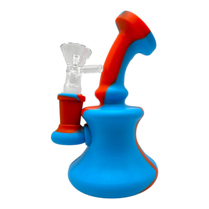 5" Silicone Hourglass Water Pipe