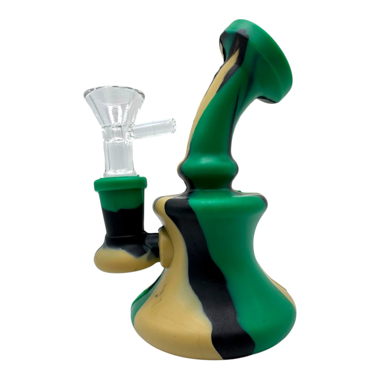 5" Silicone Hourglass Water Pipe