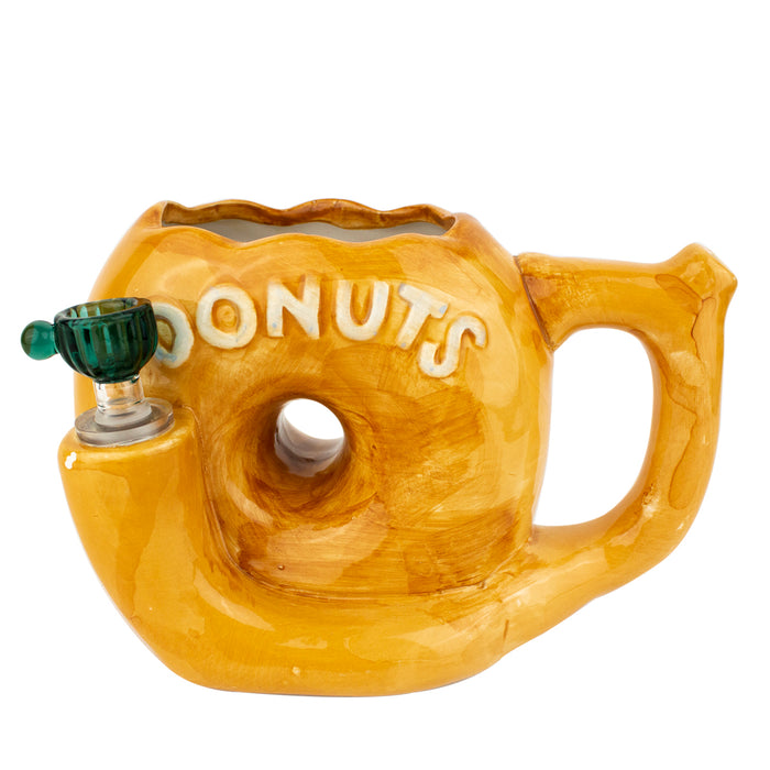 5" Sprinkled Donut Novelty Ceramic Pipe Mug