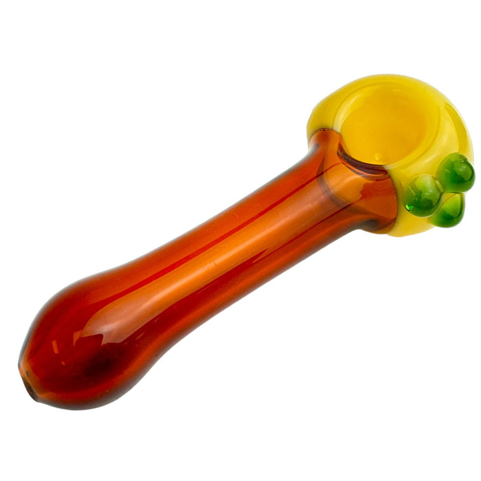 5" Vintage Glass 3 Dots - Glass Hand Pipe (Assorted Colors)