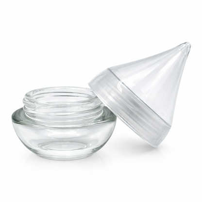 5ml Tear Drop Clear Glass Jar