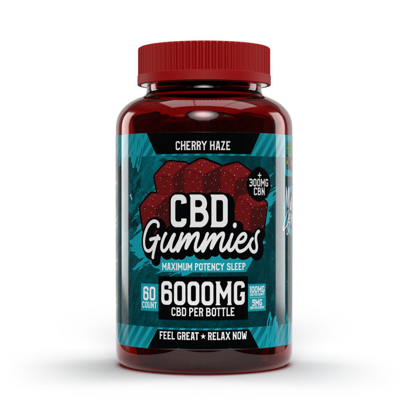 Hemp Bombs - CBD Sleep Gummies 60-count (100mg CBD Per Gummy) 6000mg CBD Per Jar