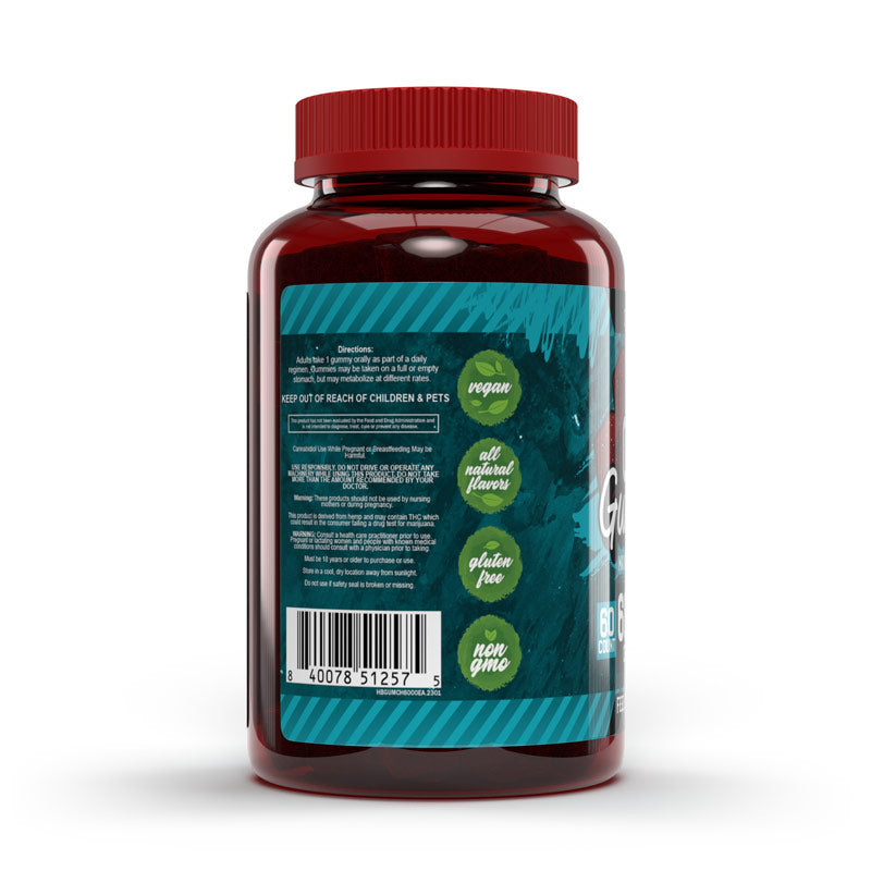 Hemp Bombs - CBD Sleep Gummies 60-count (100mg CBD Per Gummy) 6000mg CBD Per Jar