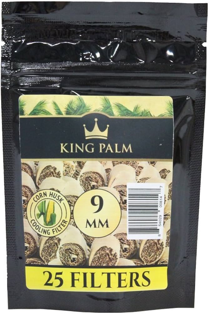 King Palm 10mm Filters 25 Filters Per Pack