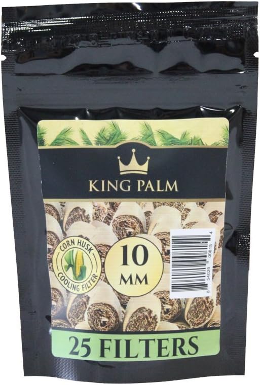 King Palm 10mm Filters 25 Filters Per Pack