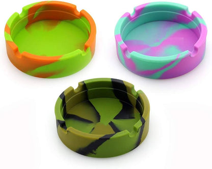Round Silicone Ashtray