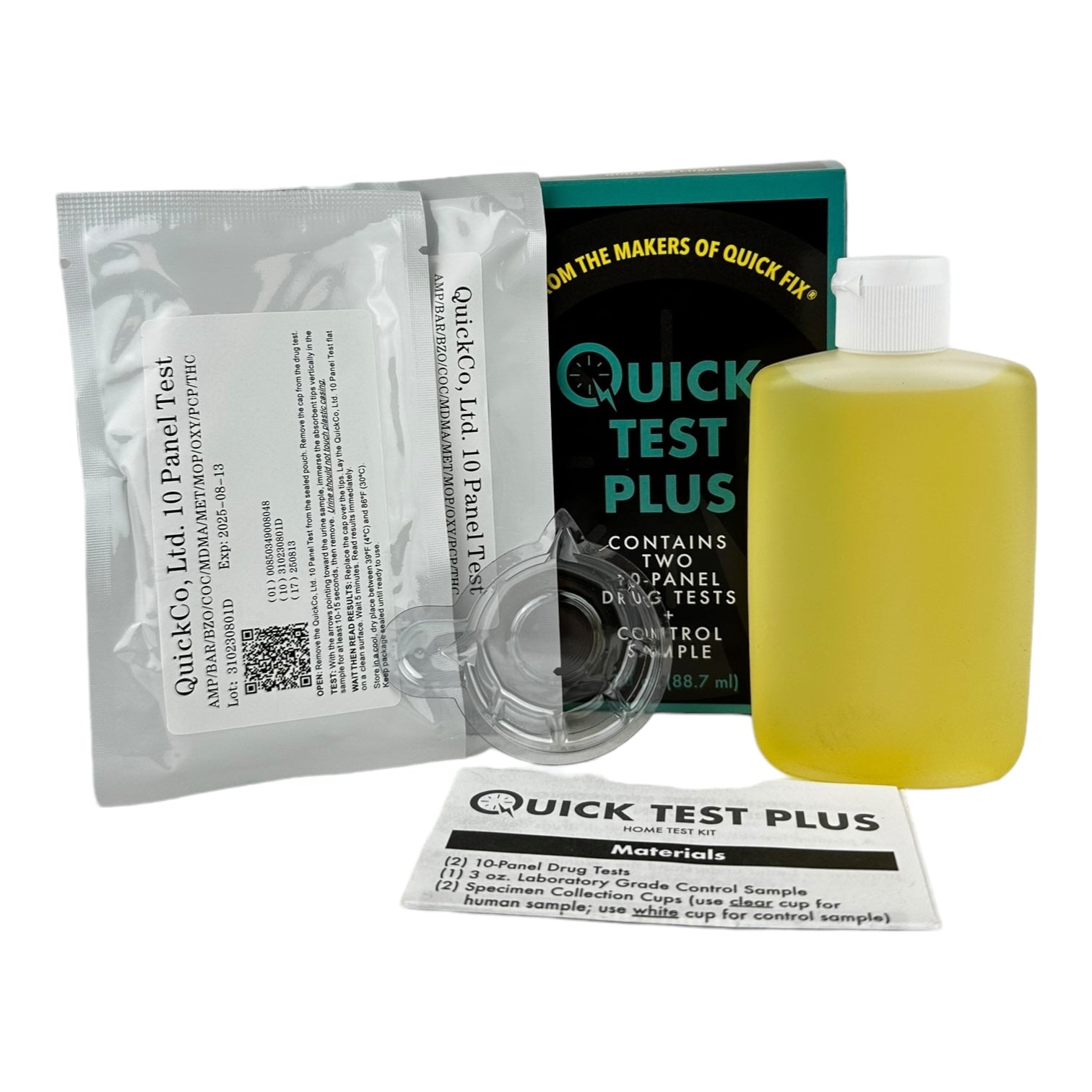 Quick Test Plus 3oz | 6 box / Display | 12 Displays / Case