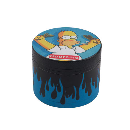 SP 4 Part Printed Zinc Grinders