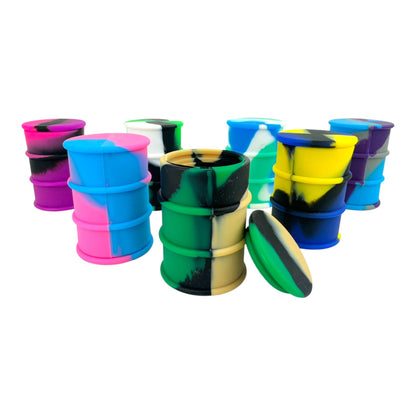Silicone Oil Barrel  26ml Jar (Assorted Colors)