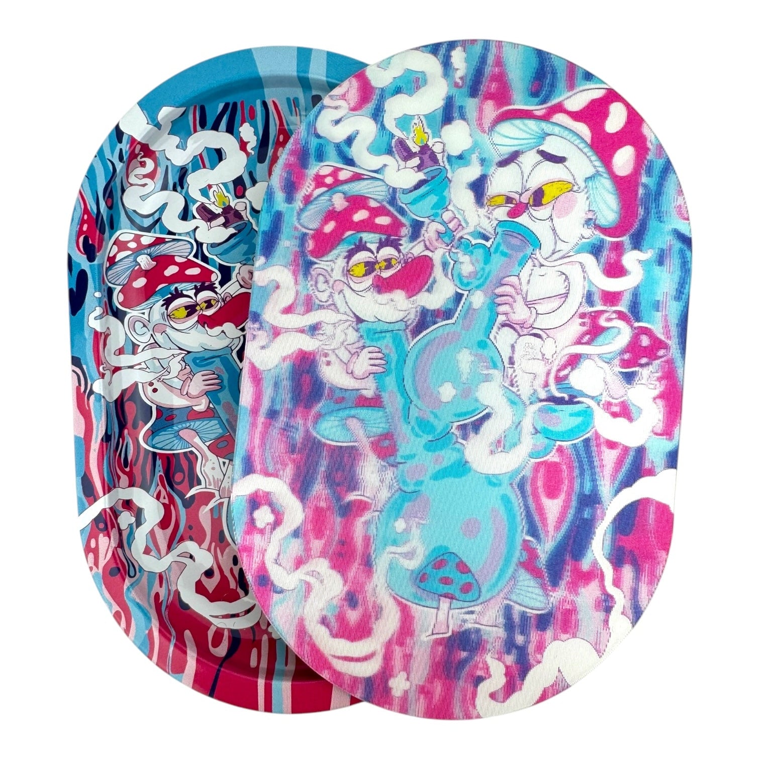 3D Mini Rolling Tray With Magnetic Lid 5.6" x 3.6"