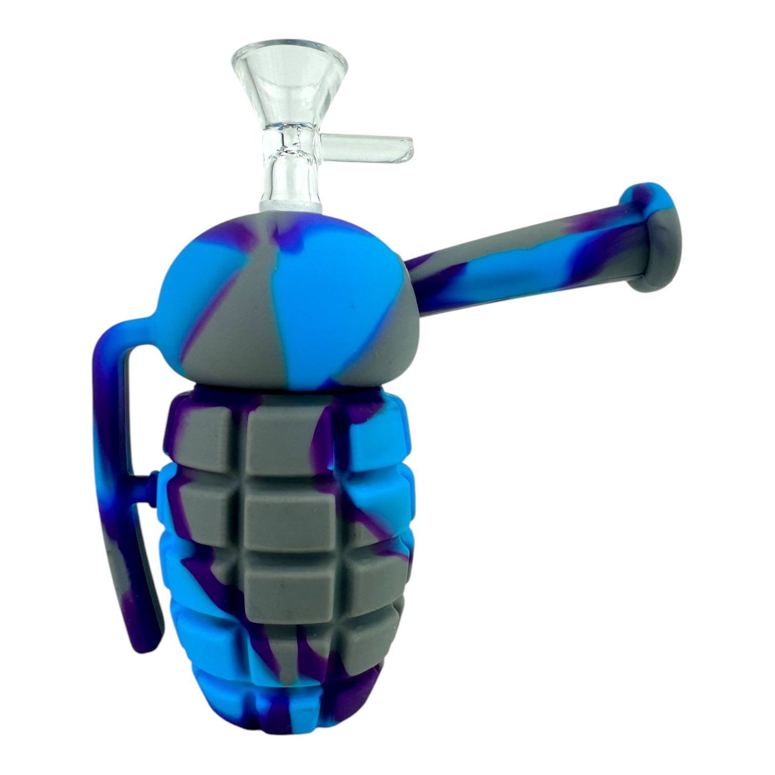 5" Silicone Grenade Water Pipe "SWP-123" (Assorted Colors)