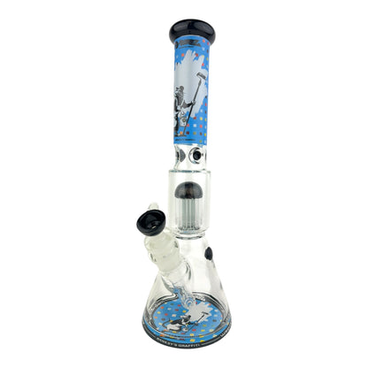 G-Rollz 18" Tree Perc Beaker Glass Water Pipe