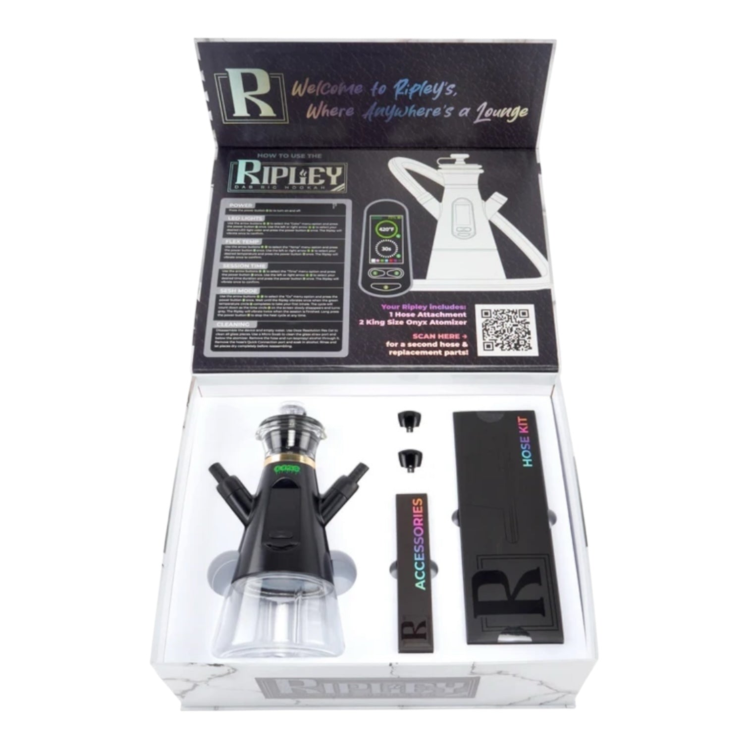 Ooze Ripley 2400mah Dab Rig Hookah