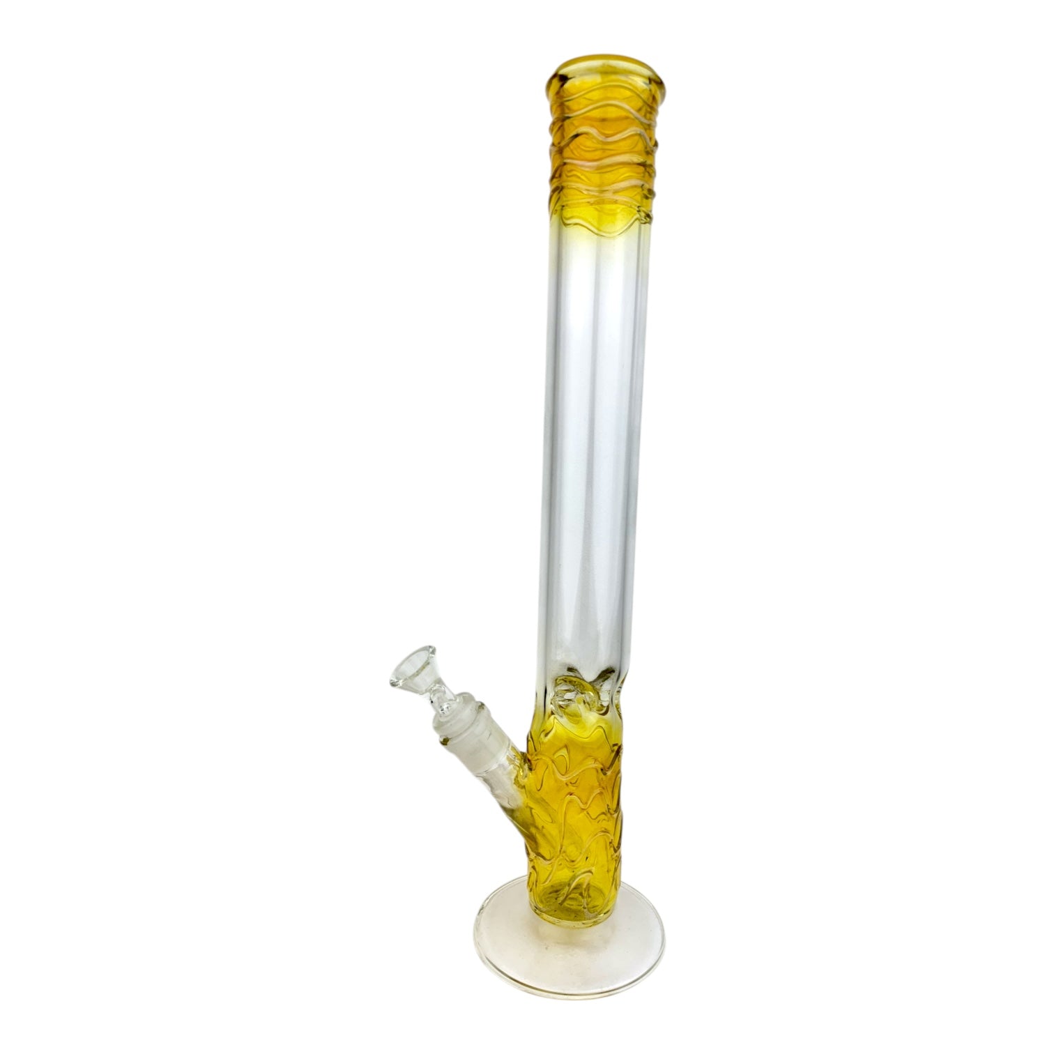 18" Straight Vase Glass Water Pipe