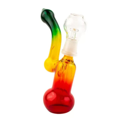 6" Rasta Mini Glass Water Pipe