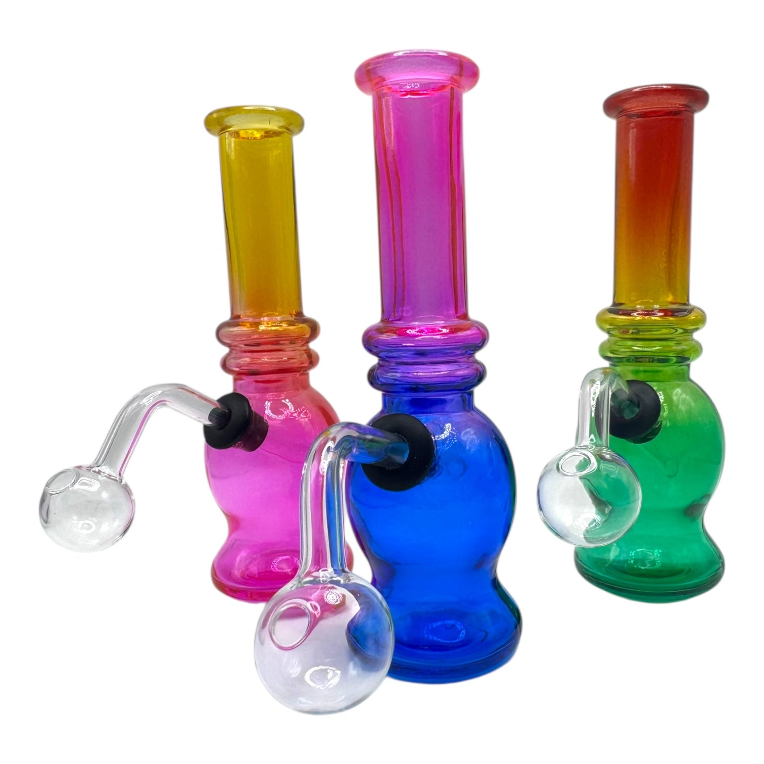 6" Bubble Ring Glass Oil Burner "DA-035BO"