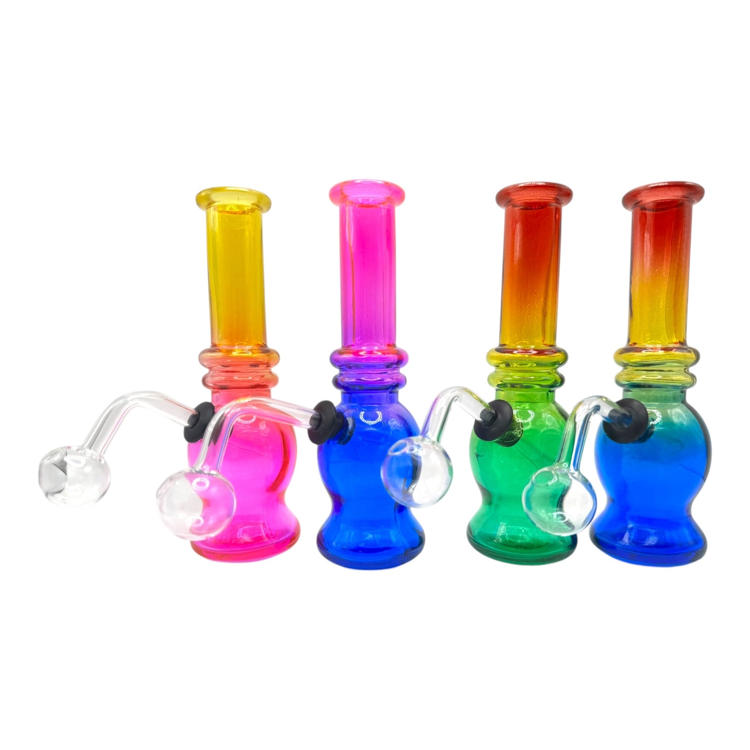 6" Bubble Ring Glass Oil Burner "DA-035BO"