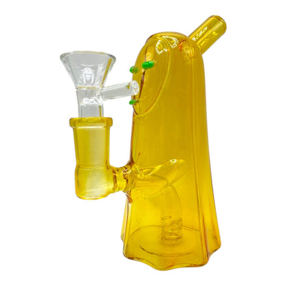 6" No Face Glass Water Pipe "DA-069BO"