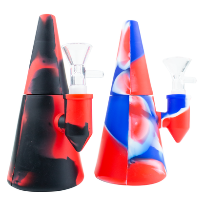 6" Silicone Cone Water Pipe (Assorted Colors)