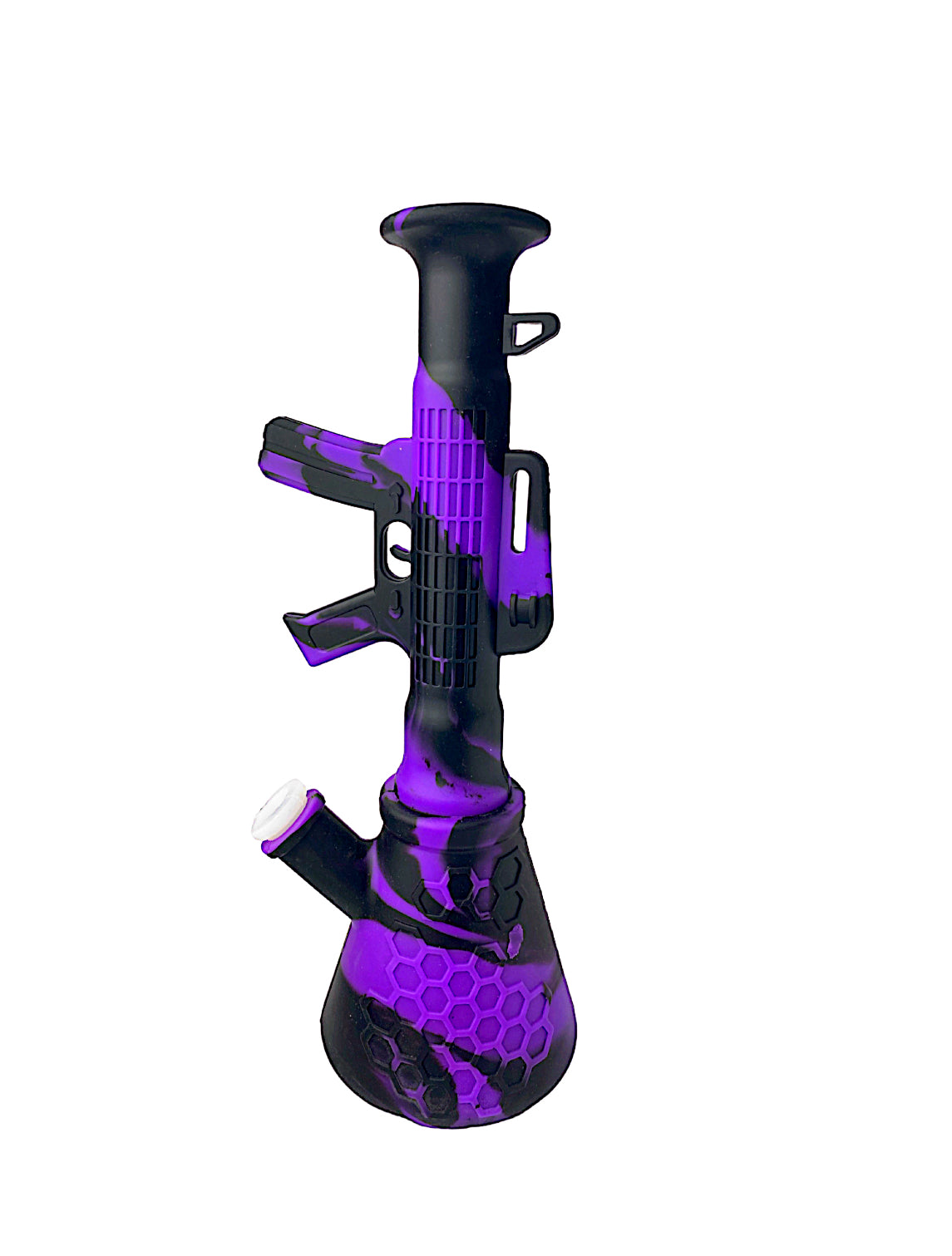 11" Rifle Gun Beaker Silicone Water Pipe