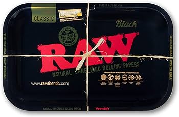 RAW Black Classic Rolling Tray (Limited Edition)