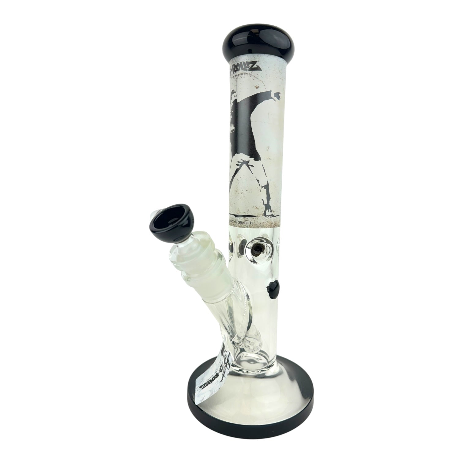 G-Rollz 13.5" Straight Thick Tube Glass Water Pipe