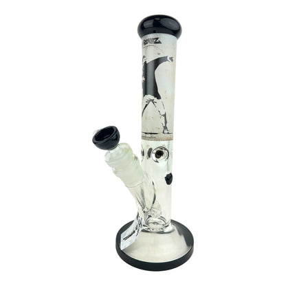 G-Rollz 13.5" Straight Thick Tube Glass Water Pipe
