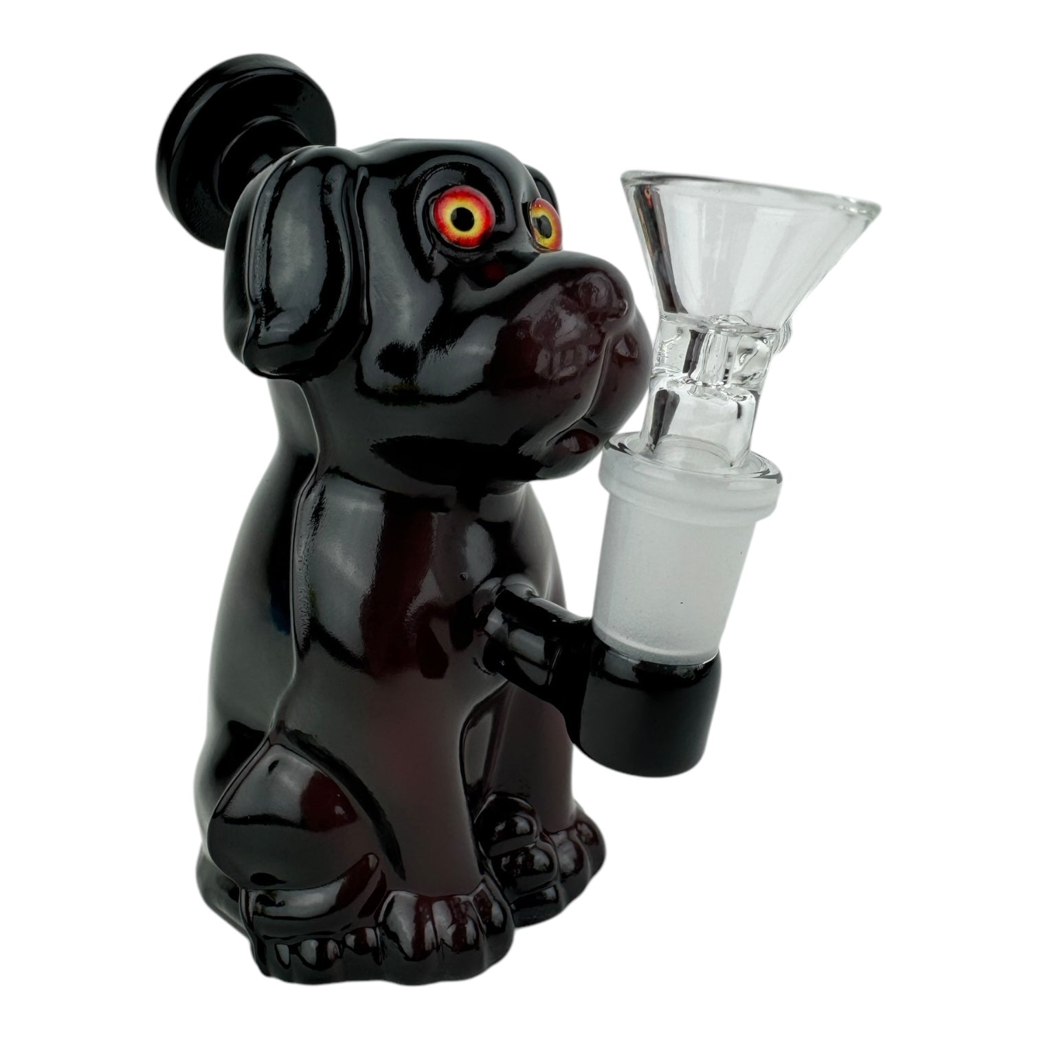 6" Dog Glass Water Pipe (Assorted Colors)