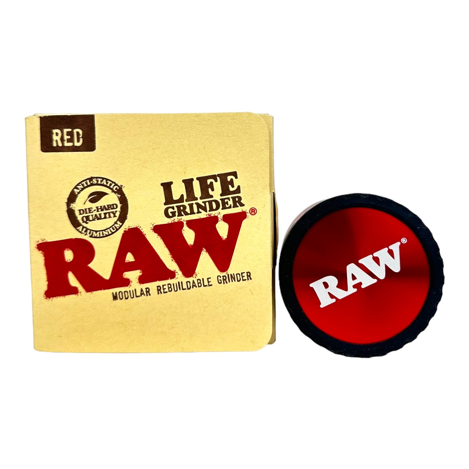 Raw Life Grinder 4 Piece | Wholesale Raw Life Grinder – Smoke Tokes