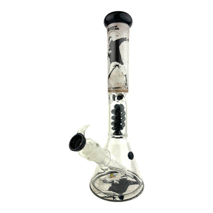G-Rollz 18" Twist Perc Beaker Glass Water Pipe