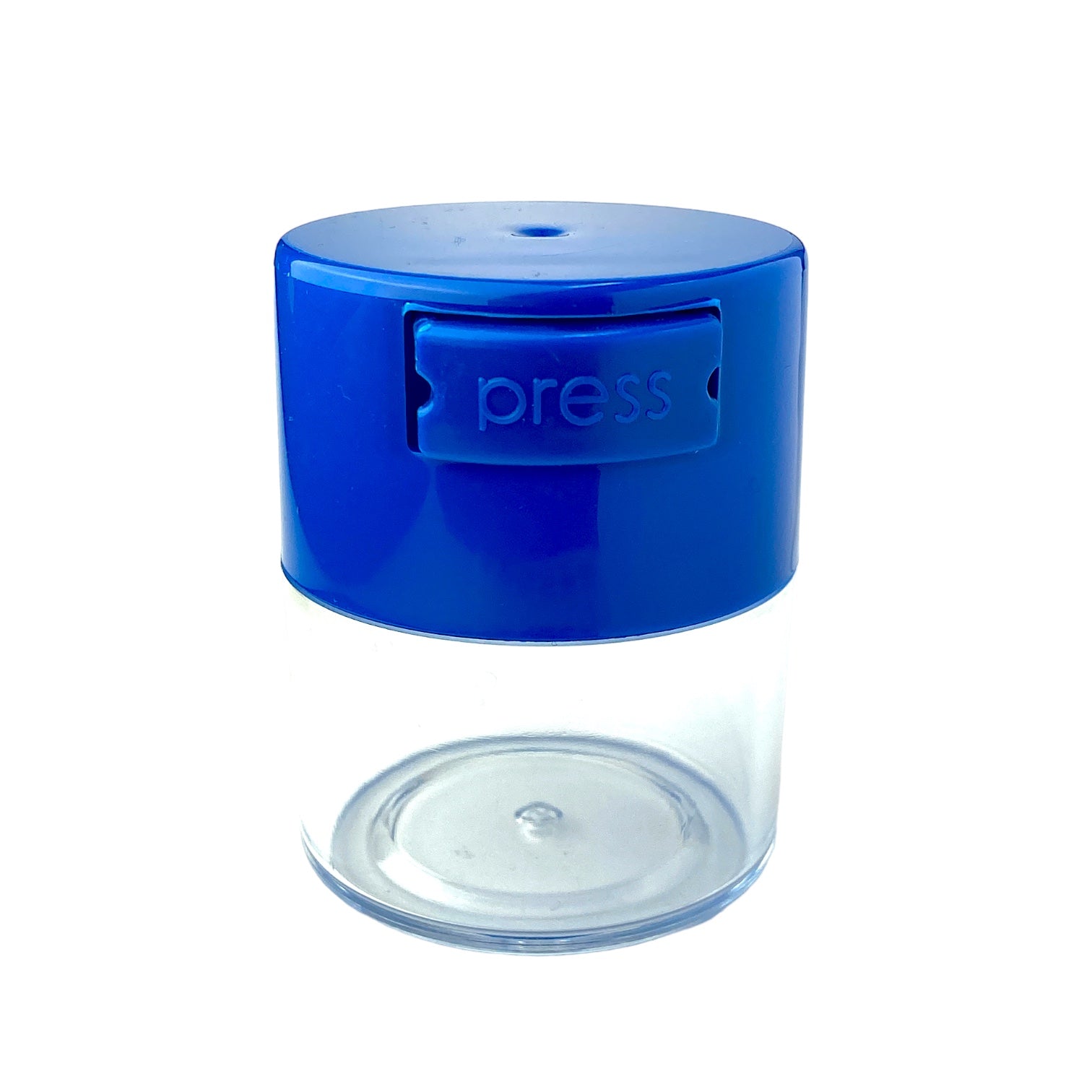 Acrylic Air Tight  Jar 120mL 4oz. - Colored Lid Clear Bottom