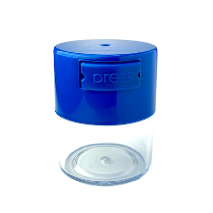 Acrylic Air Tight  Jar 120mL 4oz. - Colored Lid Clear Bottom