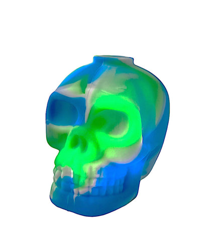 4" Skull Silicone Water Pipe with Box