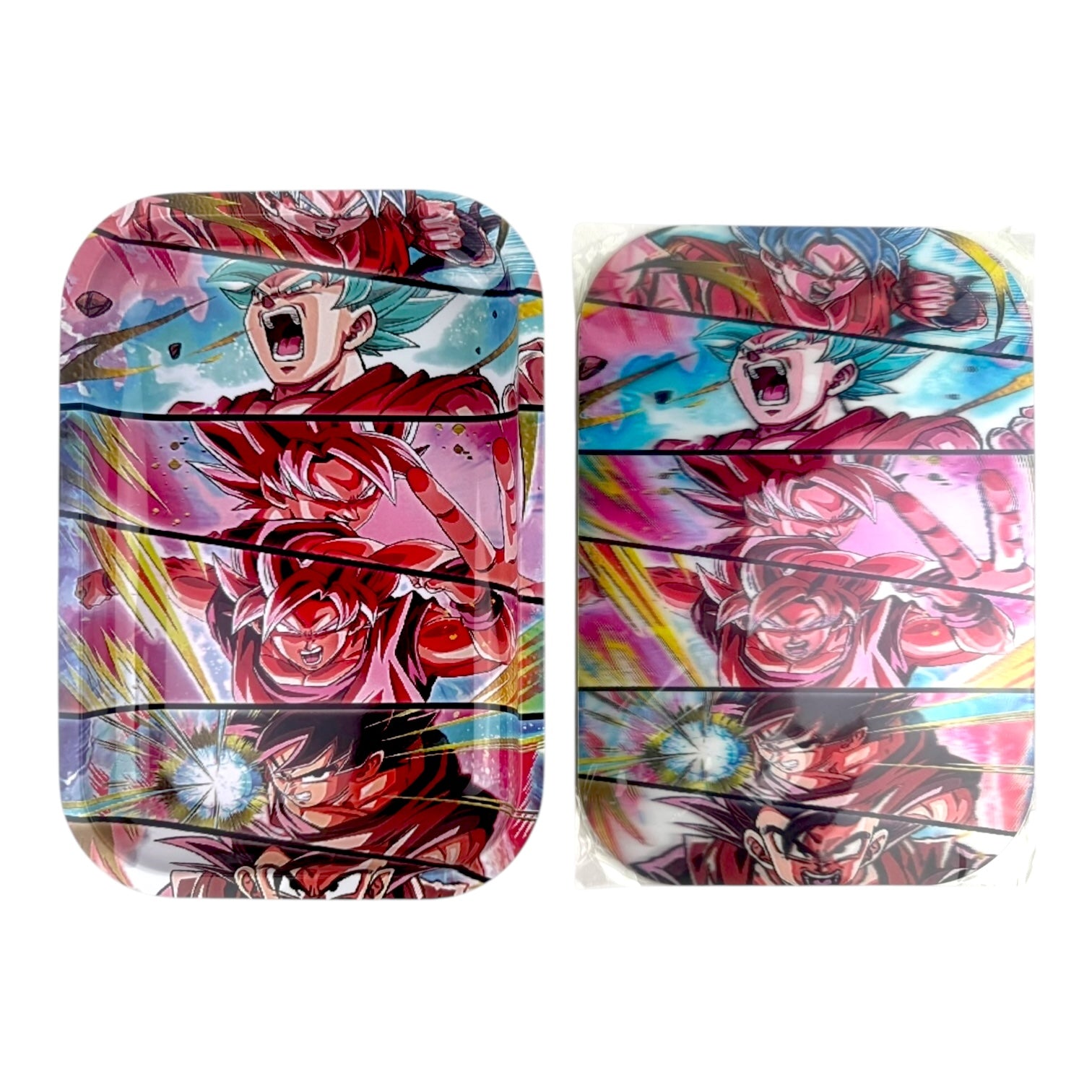 3D Medium Metal Rolling Tray With Magnetic Lid 6" x 9"