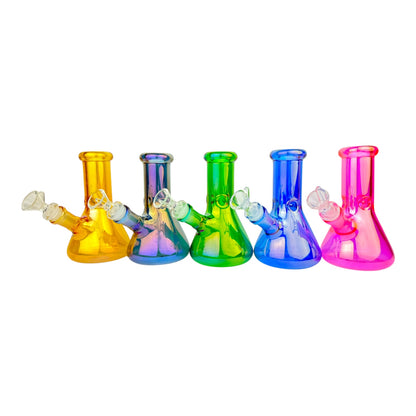 6" Mini Color Glass Beaker Water Pipe "WP-5139"